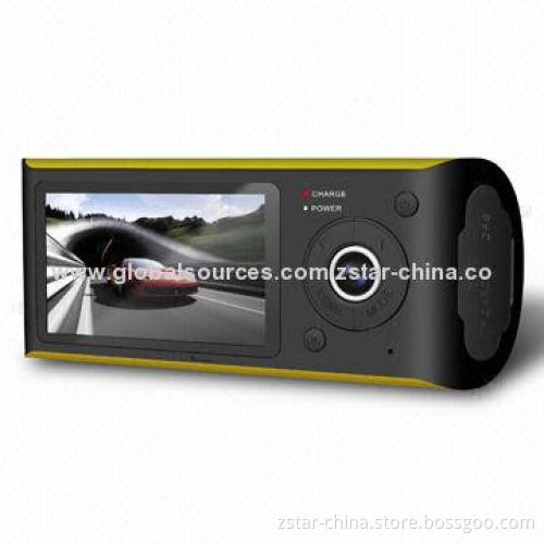 2.7-inch LCD Double Camera/Car DVR, Supports G-sensor, AVI Video Format